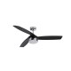 Lucci Air 801240114 Ανεμιστήρας Οροφής Bronx Chrome DC 80513072 132cm με Φως και Τηλεχειριστήριο Μαύρος